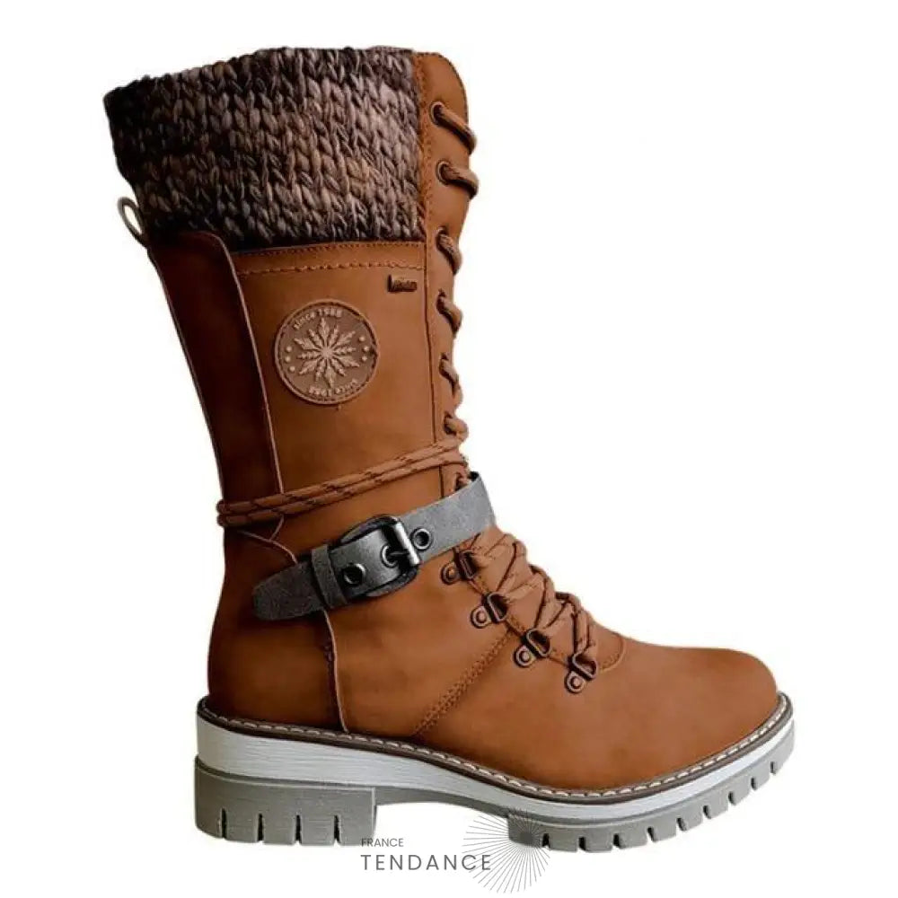 Bottes Mi-mollet Tricotées | France-Tendance
