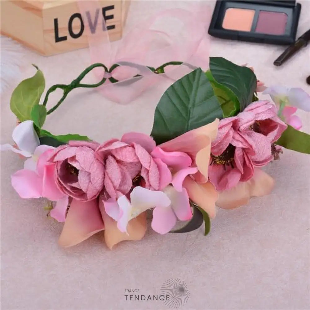 Couronne De Fleurs Adulte | France-Tendance