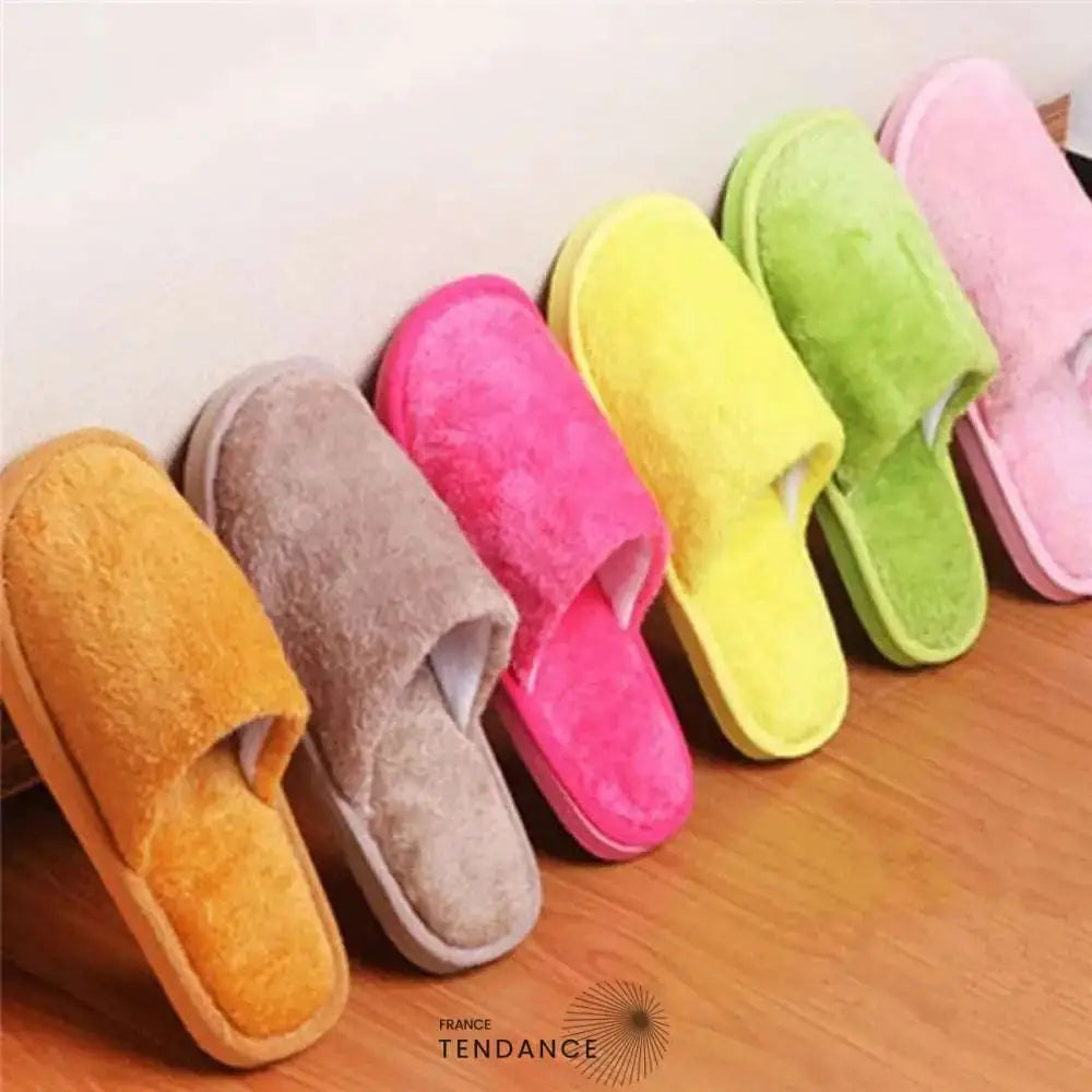 Pantoufles Éponges Fourrées