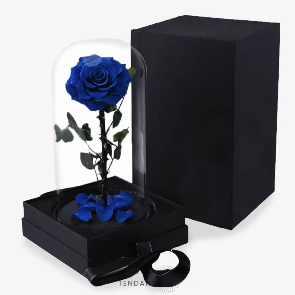Rose éternelle Bleue En Boîte | France-Tendance