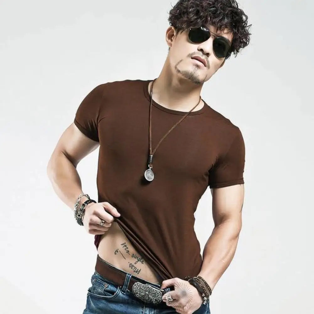 T-shirt Léger Col v | France-Tendance