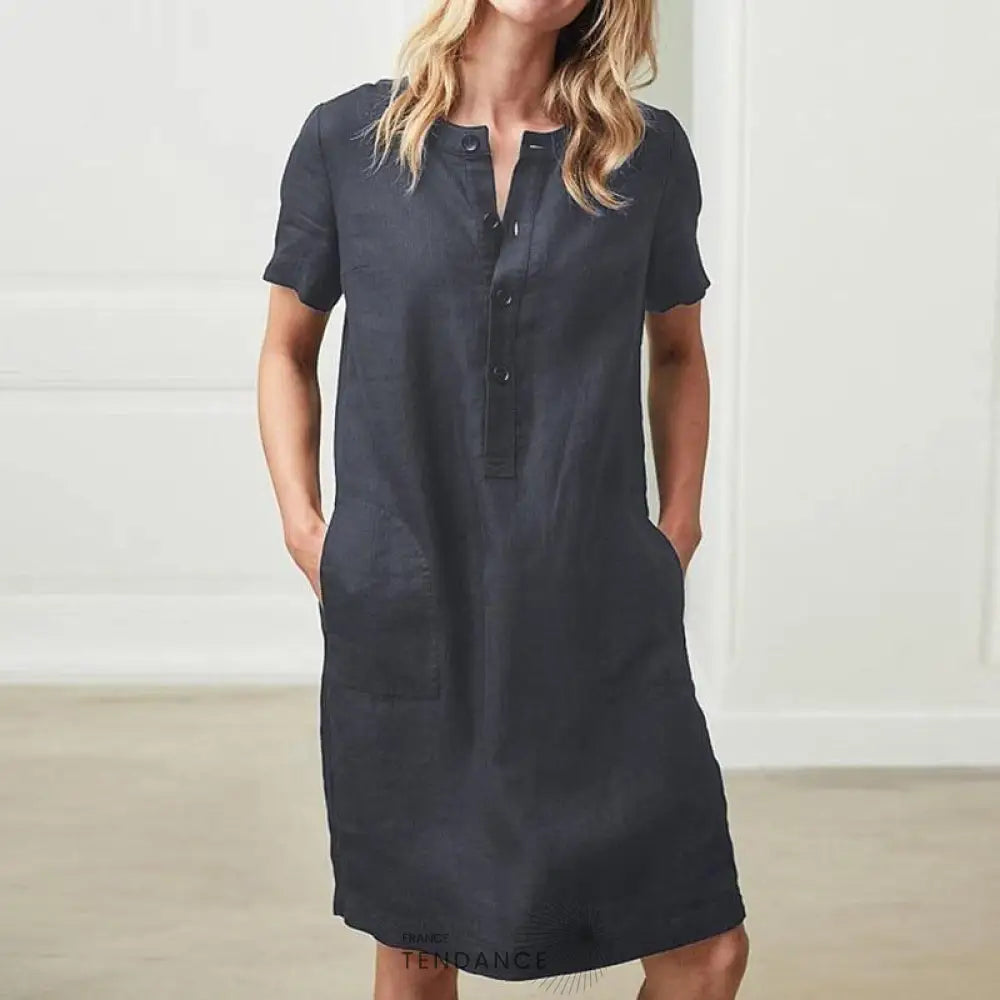 Tunique à Boutons Casual | France-Tendance