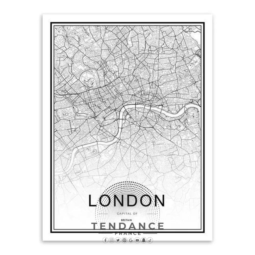 Affiche Holographique London | France-Tendance