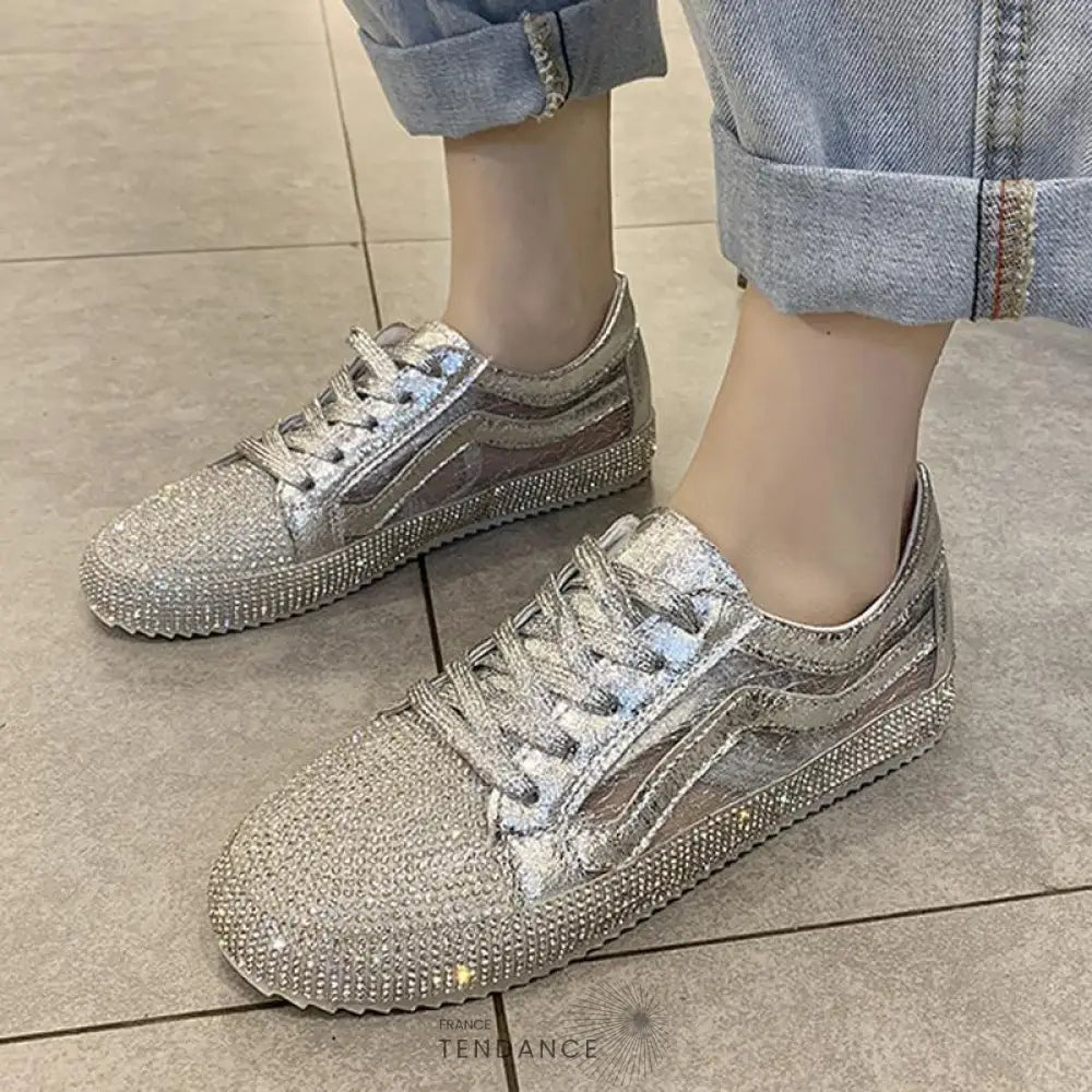 Baskets Féminines à Strass | France-Tendance