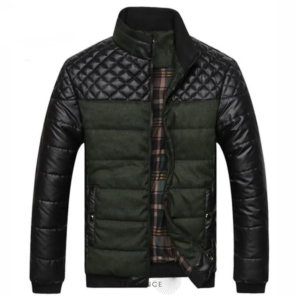 Blouson Rembourré Bicolore | France-Tendance