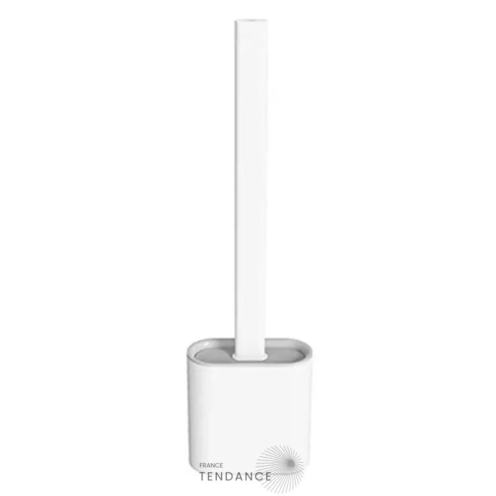Brosse De Toilette En Silicone Flexible | Avec Support |