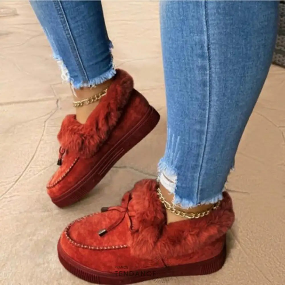 Chaussures Casual à Fourrure | France-Tendance