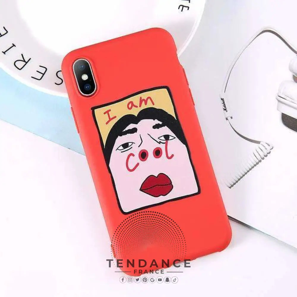 Coque Red Cool | France-Tendance