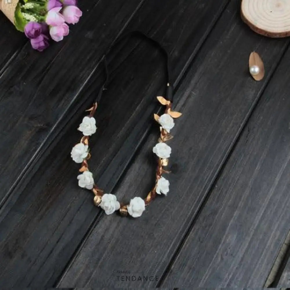 Couronne De Fleurs Baptême Fille | France-Tendance