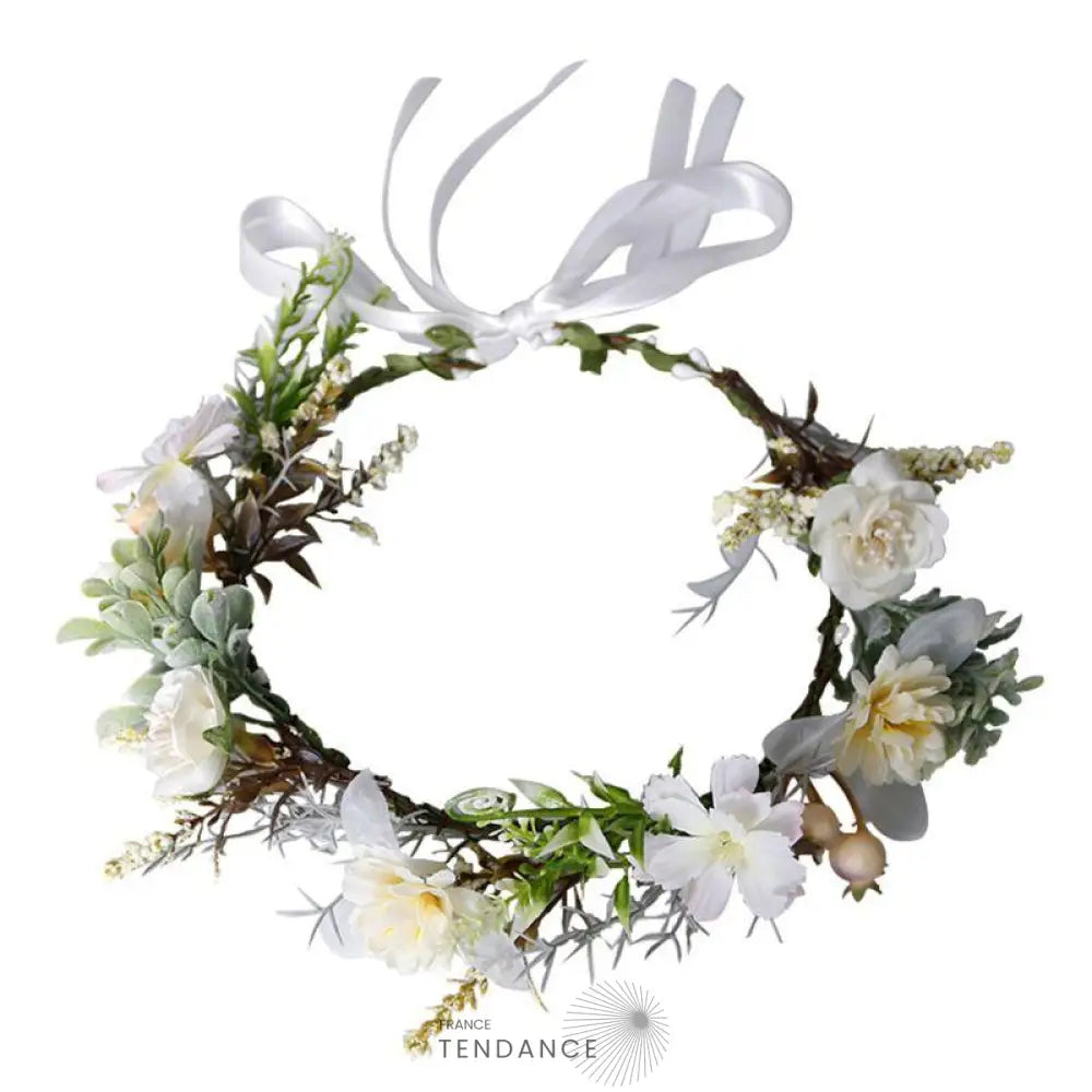 Couronne De Fleurs Bohème Chic | France-Tendance