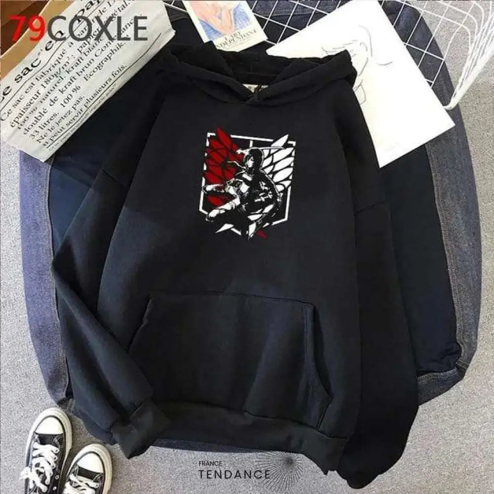 Hoodie Attaque Des Titans | France-Tendance