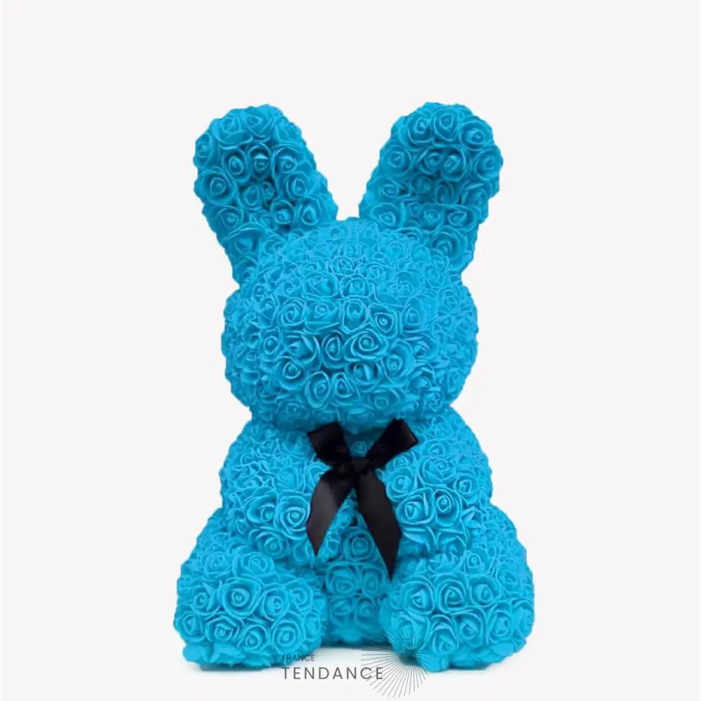 Lapin En Roses Bleu Clair | France-Tendance