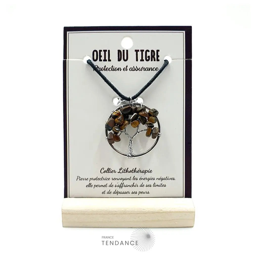 Pendentif Lithothérapie arbre De Vie Ou sphère |
