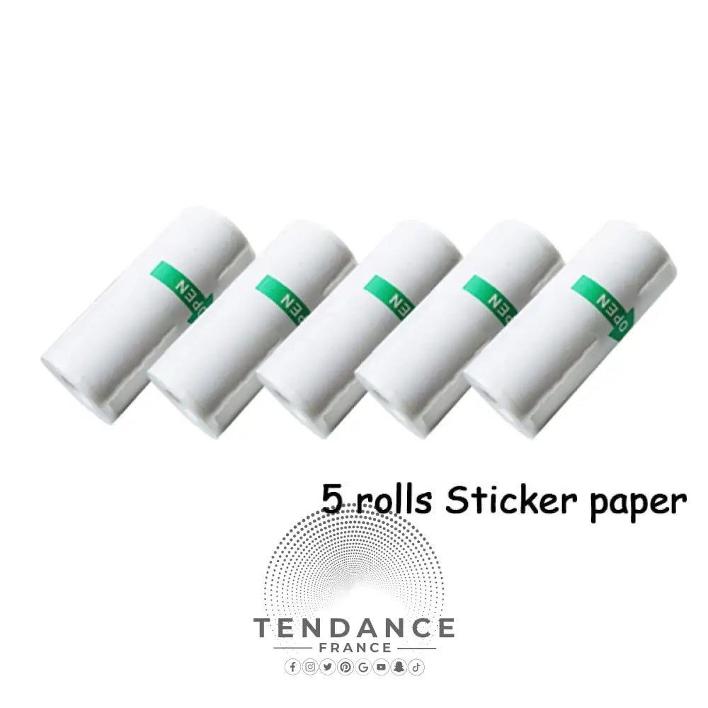 Palm Printer 5 Rolls Sticker