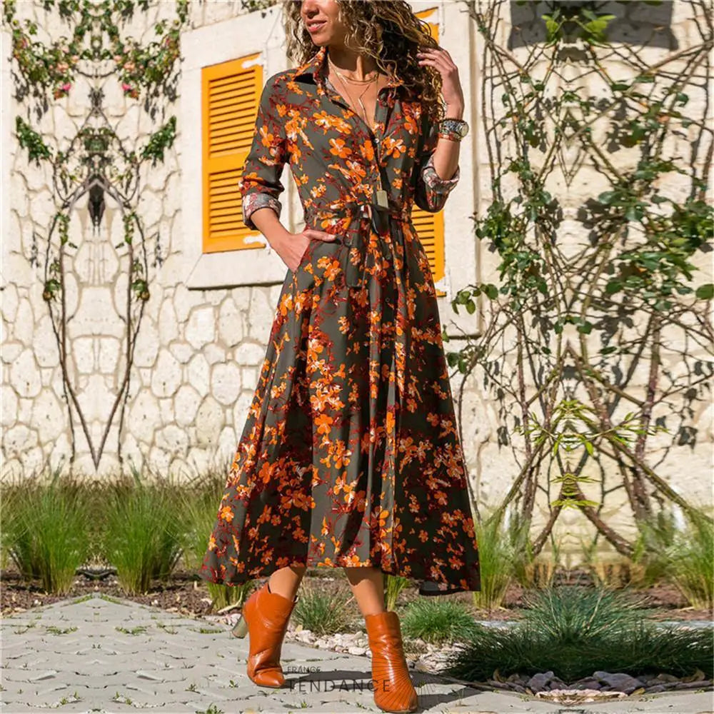 Robe De Saison Imprimée | France-Tendance