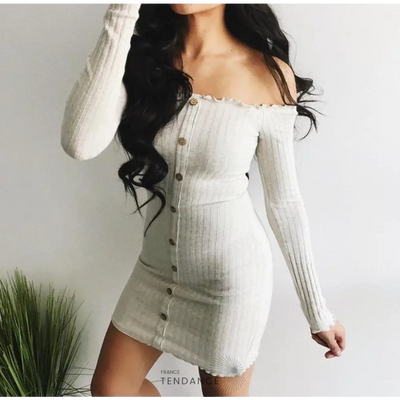 Robe Spéciale Button | France-Tendance