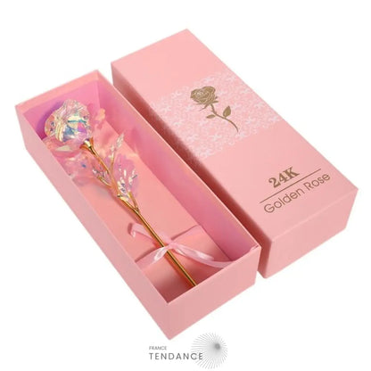 Rose Eternelle En Or 24k - édition Diamant | France-Tendance