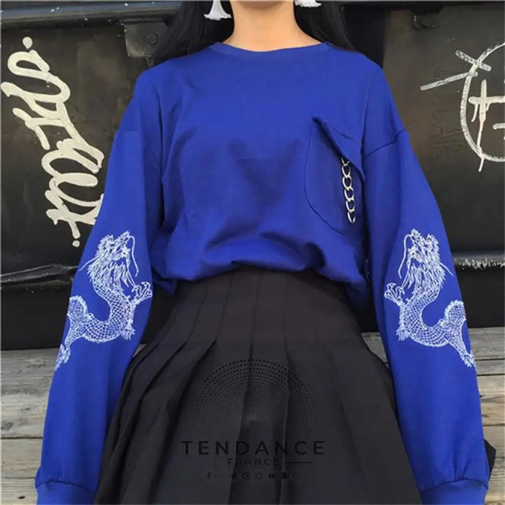 T-shirt Long Dragon | France-Tendance