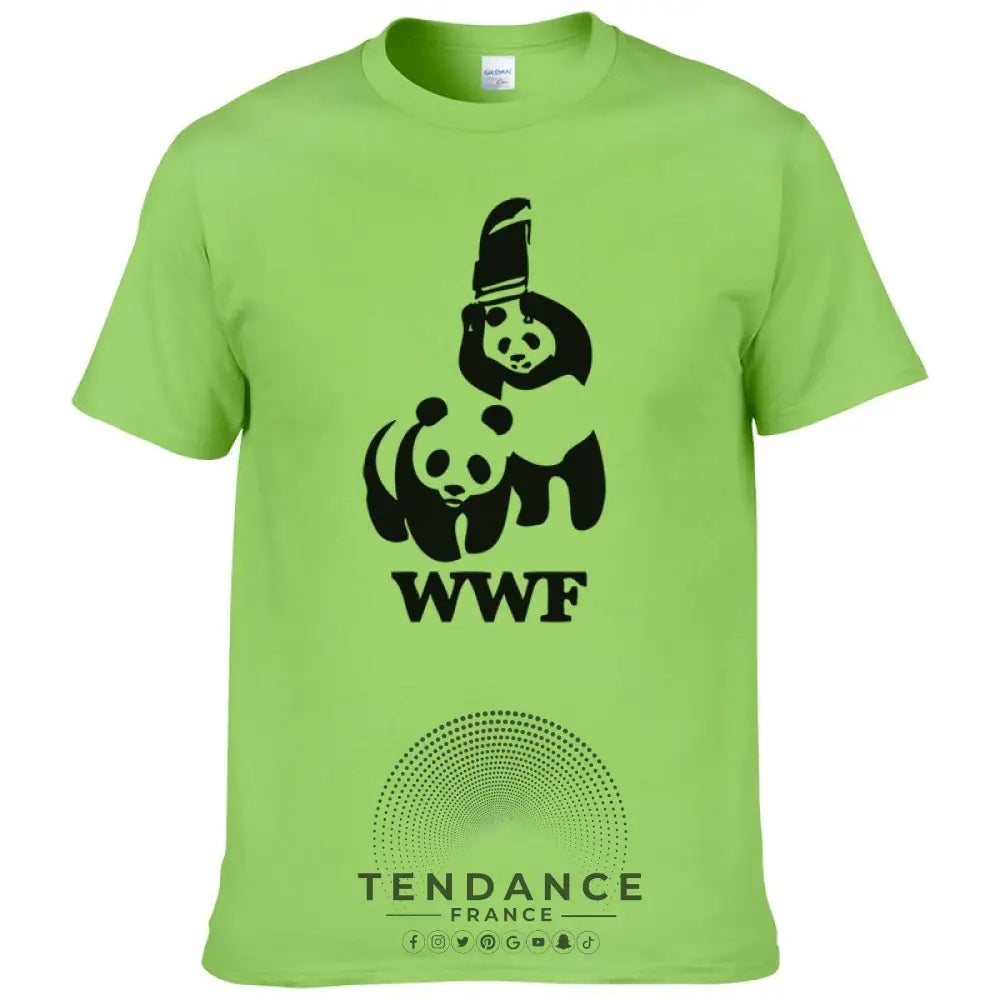 T-shirt Panda | Parodie Wwf | France-Tendance