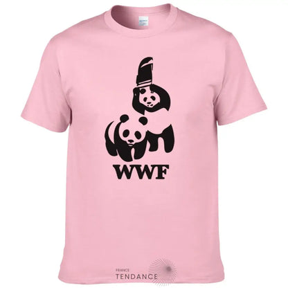 T-shirt Panda | Parodie Wwf | France-Tendance