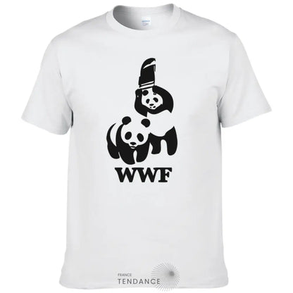 T-shirt Panda | Parodie Wwf | France-Tendance