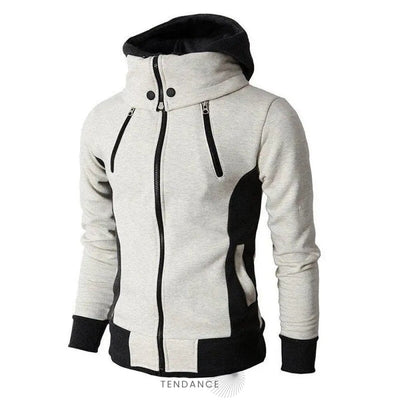 Veste Zippée à Col écharpe | France-Tendance